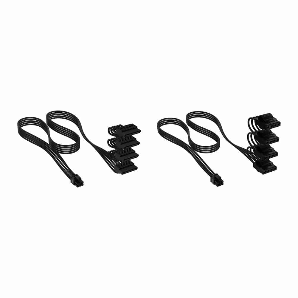 (image for) Corsair Premium Black Individually Sleeved Pro Kit Type-5 PSU Cables